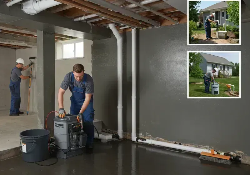 Basement Waterproofing and Flood Prevention process in Melcher-Dallas, IA